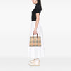 Burberry Haymarket Check Coated Canvas Tote Secondhand