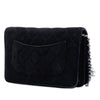 Chanel Quilted Suede Cocostellar Wallet on Chain Secondhand