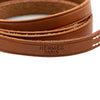 Hermès Leather Hapi Triple Tour Wrap Bracelet M Secondhand