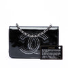 Chanel CC Patent Strass Embellished Wallet On Chain Secondhand