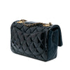 Chanel Paris-Salzburg Small Patent and Goatskin CC Eyelet Flap Secondhand