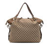 Gucci Large GG Canvas Bamboo Bar Tote Secondhand