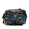 Secondhand Saint Laurent Medium Grain de Poudre Monogram Graphic Print Lou Camera Bag