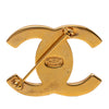 Chanel CC Gold Plated Turn Lock Brooch Secondhand