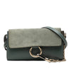 Chloé Mini Suede and Calfskin Faye Chain Crossbody Secondhand