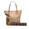 Gucci GG Canvas GG Charm Tote Secondhand