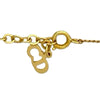 Dior Gold Plated CD Logo Pendant Necklace Secondhand
