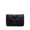 Chanel CC Lace Overlay Goatskin Wallet On Chain Secondhand