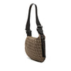 Fendi Zucchino Canvas Oyster Shoulder Bag Secondhand