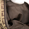 Fendi Zucchino Canvas Oyster Shoulder Bag Secondhand