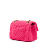 Secondhand Chanel Mini Quilted Tweed Reissue 2.55 Single Flap 224