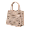 ALAÏA Vienne Calfskin Laser Cut Garance Tote 20 Secondhand