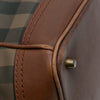 Burberry Smoked Check Coated Canvas Handbag Secondhand