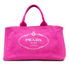 Prada Large Canvas Canapa Logo Satchel Secondhand