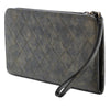 Chanel Metallic Lambskin CC Chain Fringe Clutch Secondhand