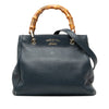 Gucci Small Calfskin Bamboo Shopper Satchel Secondhand