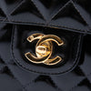 Chanel Medium CC Quilted Patent Rectangular Kelly Top Handle Bag Secondhand