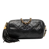 Chanel Quilted Lambskin Tassel Barrel Crossbody Secondhand