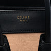 Celine Micro Tricolor Leather Luggage Tote Secondhand