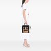 Celine Micro Tricolor Leather Luggage Tote Secondhand