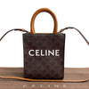 Celine Mini Triomphe Coated Canvas Vertical Cabas Satchel Secondhand