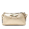 Burberry Metallic Leather Peyton Bow Crossbody Secondhand