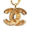 Secondhand Chanel Gold Plated Quilted CC Pendant Necklace