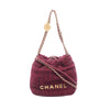 Chanel Mini Tweed 22 Satchel Secondhand