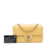Chanel Mini Rectangular Classic Chevron Patent Single Flap Secondhand