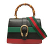 Gucci Medium Bamboo Dionysus Web Leather Satchel Secondhand