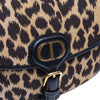 Dior Mizza Medium Embroidered Canvas Leopard Bobby Crossbody Secondhand