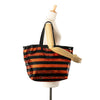 Prada Satin Sequin Stripes Tote Secondhand