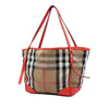 Burberry Small House Check Canvas Bridle Canterbury Tote Secondhand