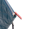 Chanel CC Quilted Lambskin Multi Zip Clutch Secondhand