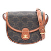 Celine Mini Triomphe Coated Canvas Besace Crossbody Secondhand