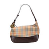 Burberry Haymarket Check Canvas Shoulder Bag Secondhand