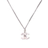 Chanel CC Brass and Strass Pendant Necklace Secondhand