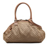 Secondhand Gucci Diamante Canvas Sukey Satchel