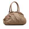 Secondhand Gucci Diamante Canvas Sukey Satchel