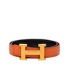 Hermès Box Calf Constance H Reversible Belt Secondhand