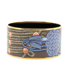 Hermès Extra Wide Brandebourgs Enamel Bangle 70 Secondhand