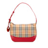 Burberry Haymarket Check Canvas Shoulder Bag Secondhand