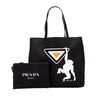 Prada Canvas Canapa Monkey Tote Secondhand