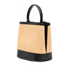 Prada Medium Saffiano Trimmed Paglia Panier Bag Secondhand