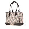Secondhand Burberry Nova Check Canvas Tote