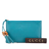 Gucci Calfskin Bamboo Clutch Secondhand