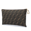 Secondhand Fendi Medium FF Jacquard Flat Baguette Pouch