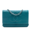 Chanel CC Caviar Wallet On Chain Secondhand