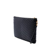 Saint Laurent Chevron Calfskin Cassandre Document Holder Secondhand