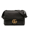 Gucci Large GG Marmont Pebbled Calfskin Flap Shoulder Bag Secondhand